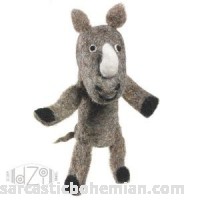 Wild Woolie Rhino Hand Felted Finger Puppet Ornament Fair Trade from Nepal  B0050VXQSW